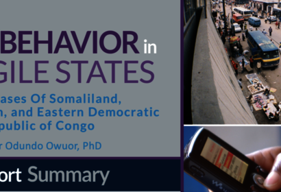 Firm behavior in fragile states